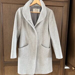 Wilfred Light Gray Trench Coat